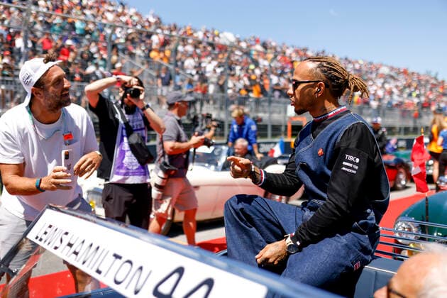 44 Lewis Hamilton GBR, Mercedes AMG Petronas F1 Team , F1 Grand Prix of Canada at Circuit Gilles Villeneuve on June 19, 2022 in Montreal, Canada Photo by HOCH ZWEI Montreal Canada