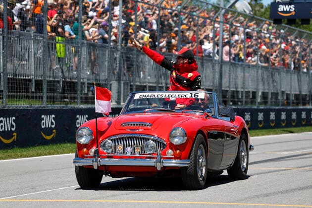 16 Charles Leclerc MCO, Scuderia Ferrari , F1 Grand Prix of Canada at Circuit Gilles Villeneuve on June 19, 2022 in Montreal, Canada Photo by HOCH ZWEI Montreal Canada
