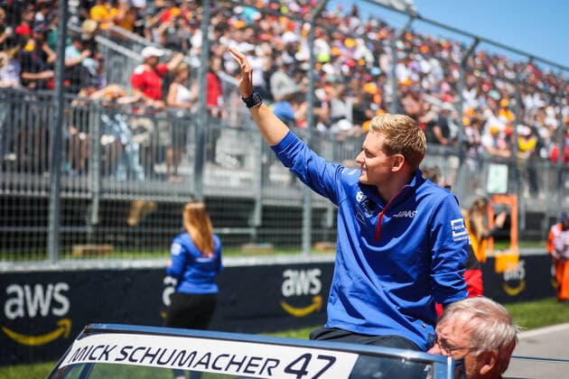 SCHUMACHER Mick (ger), Haas F1 Team VF-22 Ferrari, portrait during the Formula 1 AWS Grand Prix du Canada 2022, 9th round of the 2022 FIA Formula One World Championship, WM, Weltmeisterschaft on the Circuit Gilles Villeneuve, from June 17 to 19, 2022 in Montreal, Canada - F1 - CANADIAN GRAND PRIX 2022 - RACE DPPI Panoramic  00122023_AV6_7847