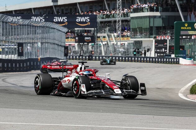 77 BOTTAS Valtteri (fin), Alfa Romeo F1 Team ORLEN C42, action during the Formula 1 AWS Grand Prix du Canada 2022, 9th round of the 2022 FIA Formula One World Championship, WM, Weltmeisterschaft on the Circuit Gilles Villeneuve, from June 17 to 19, 2022 in Montreal, Canada - F1 - CANADIAN GRAND PRIX 2022 - RACE DPPI Panoramic  G00D4335