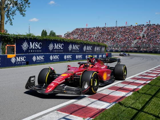 June 19, 2022, Montreal, PQ, Canada: Ferrari driver Carlos Sainz in action at the Canadian Grand Prix in Montreal on Sunday, June 19, 2022. Canada News - June 19, 2022  - ZUMAc35_ 20220619_zaf_c35_008 Copyright: xRyanxRemiorzx
