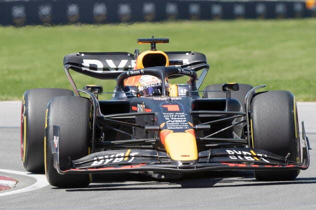 June 19, 2022, Montreal, PQ, Canada: Red Bull Racing Max Verstappen, of the Netherlands, drives through the Senna corner during the Canadian Grand Prix, Sunday, June 19, 2022 in Montreal. Max Verstappen,  - ZUMAc35_ 20220619_zaf_c35_026 Copyright: xGrahamxHughesx