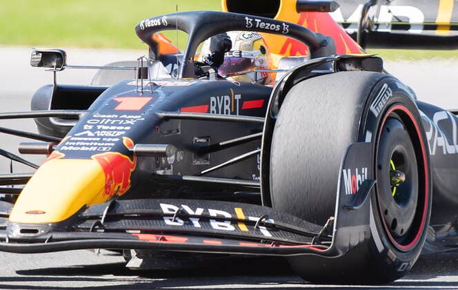 June 19, 2022, Montreal, PQ, Canada: Red Bull driver Max Verstappen of the Netherlands gestures to the crowd after winning the Formula One Canadian Grand Prix in Montreal, Sunday, June 19, 2022. Max Verstappen,  - ZUMAc35_ 20220619_zaf_c35_039 Copyright: xGrahamxHughesx