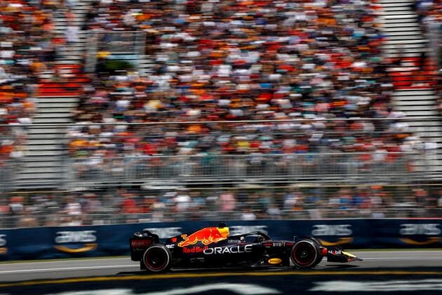 1 Max Verstappen NLD, Oracle Red Bull Racing , F1 Grand Prix of Canada at Circuit Gilles Villeneuve on June 19, 2022 in Montreal, Canada Photo by HOCH ZWEI Montreal Canada