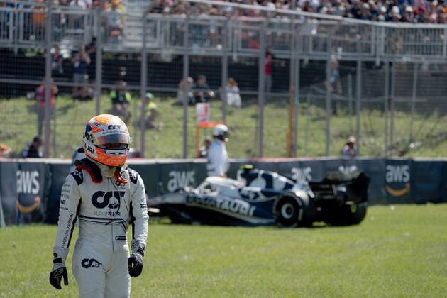 FORMULA 1 AWS GRAND PRIX DU CANADA 2022 19 06 2022, Circuit Gilles Villeneuve, Montreal, FORMULA 1 AWS GRAND PRIX DU CANADA 2022 , in the picture failure of Yuki Tsunoda JPN , Scuderia AlphaTauri nordphotoxGmbHx xBratic nph00250