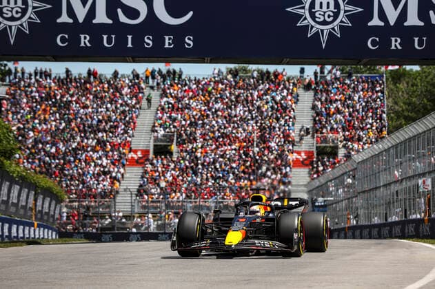 1 Max Verstappen NLD, Oracle Red Bull Racing , F1 Grand Prix of Canada at Circuit Gilles Villeneuve on June 19, 2022 in Montreal, Canada Photo by HOCH ZWEI Montreal Canada