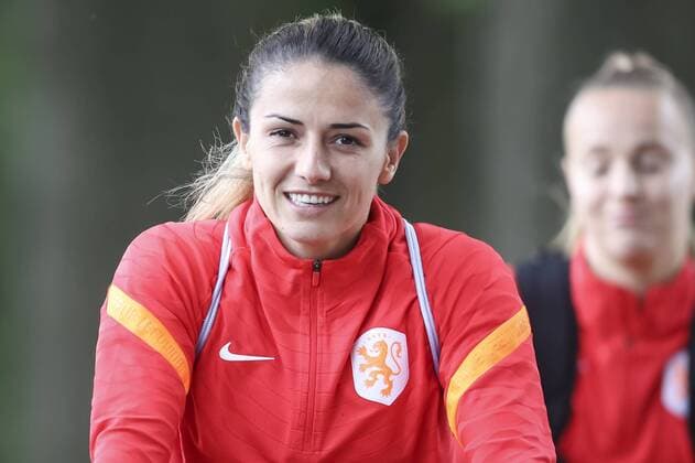ZEIST, 20-06-2022 ,KNVB campus, Oranjevrouwen, Mixed zone Netherlands monday (women) , season 2021 2022, Netherlands player Danielle van de Donk during the trainng Mixed zone Netherlands monday (women)  x17088009x Copyright: