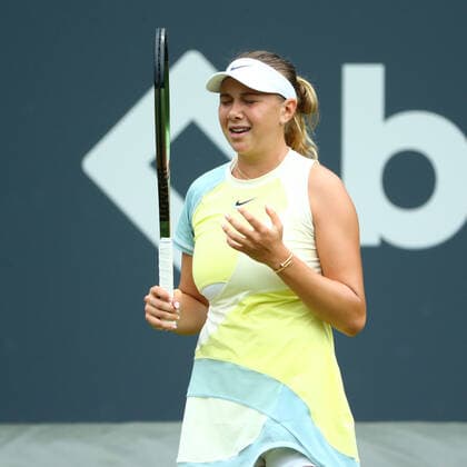 Amanda Anisimova looks disappointed Bad Homburg Open, Tennis 21 06 2022 Bad Homburg Open, Tennis 21 06 2022 Bad Homburg Copyright: xEibner-Pressefotox EP_RWS
