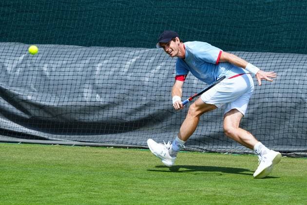 Mandatory Credit: Photo by Javier Garcia Shutterstock (12994278di) Andy Murray training Wimbledon Tennis Championship Practice and Previews, The All England Lawn Tennis and Croquet Club, London, UK - 21 Jun 2022 Wimbledon Tennis Championship Practice and Previews, The All England Lawn Tennis and Croquet Club, London, UK - 21 Jun 2022  Copyright: xJavierxGarcia Shutterstockx 12994278di