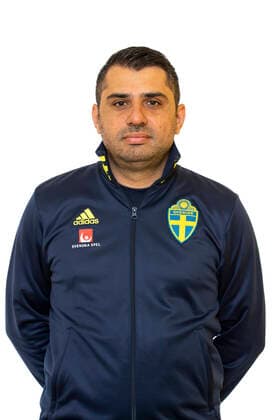220621 Doctor Masih Khedri poses for a portrait during a photo shoot with the Swedish U23 womens national football team on June 21, 2022 in Helsingborg,  Copyright: MATHILDAxAHLBERG BB220621BB114