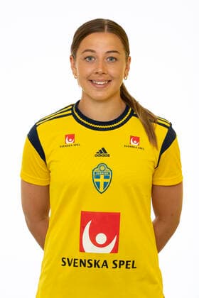220621 Cornelia Kapocs poses for a portrait during a photo shoot with the Swedish U23 womens national football team on June 21, 2022 in Helsingborg,  Copyright: MATHILDAxAHLBERG BB220621BB127