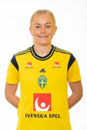 220621 Zara Jönsson poses for a portrait during a photo shoot with the Swedish U23 womens national football team on June 21, 2022 in Helsingborg,  Copyright: MATHILDAxAHLBERG BB220621BB142