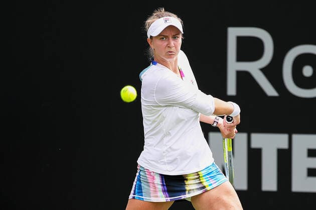 TENNIS - WTA, Tennis Damen Rothesay International Eastbourne 2022 EASTBOURNE,ENGLAND,21.JUN.22 - TENNIS - WTA Tour, Rothesay International Eastbourne. Image shows Barbora Krejcikova (CZE).  GEPAxpictures xAlanxGrieves