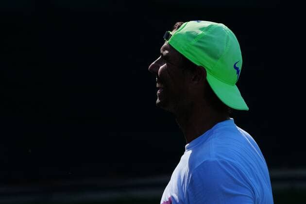 Mandatory Credit: Photo by Javier Garcia Shutterstock (12994278kd) Rafael Nadal during practice Wimbledon Tennis Championship Practice and Previews, The All England Lawn Tennis and Croquet Club, London, UK - 21 Jun 2022 Wimbledon Tennis Championship Practice and Previews, The All England Lawn Tennis and Croquet Club, London, UK - 21 Jun 2022  Copyright: xJavierxGarcia Shutterstockx 12994278kd