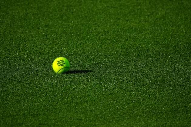 Mandatory Credit: Photo by Javier Garcia Shutterstock (12994278kp) Slazenger tennis ball detail Wimbledon Tennis Championship Practice and Previews, The All England Lawn Tennis and Croquet Club, London, UK - 21 Jun 2022 Wimbledon Tennis Championship Practice and Previews, The All England Lawn Tennis and Croquet Club, London, UK - 21 Jun 2022  Copyright: xJavierxGarcia Shutterstockx 12994278kp