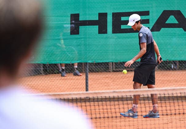 22 06 2022, xpsx, Tennis ITF Tournament at TC Bruchköbel, v l Taym Al Azmeh GER Bruchköbel Hesse Germany DEU