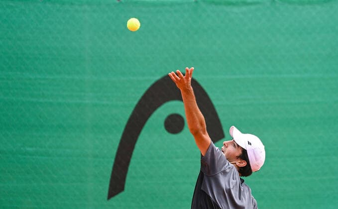 22 06 2022, xpsx, Tennis ITF Tournament at TC Bruchköbel, v l Taym Al Azmeh GER Bruchköbel Hesse Germany DEU