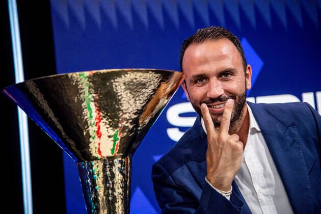 Foto Claudio Furlan LaPresse 24 Giugno 2022 Milano (Italia) Presentazione Calendari campionato Lega Serie A 2022 - 2023 Nella foto: Gianpaolo Pazzini  Copyright: xClaudioxFurlan LaPressex