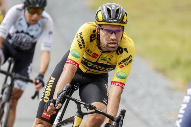 EMMEN Cyclist Tom Dumoulin in action during the National Cycling Championships in Drenthe ANP BAS CZERWINSKIA xVIxANPxSportx xxANPxIVx 450864468 originalFilename: 450864468.jpg