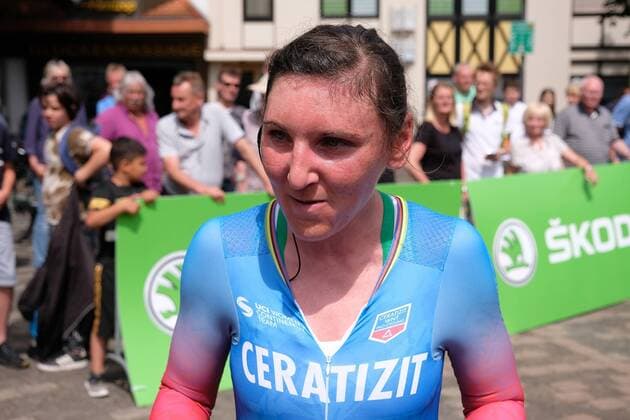 06 24 2022 xkhx Marsberg, cycling DM German road cycling championships winner Lisa Brennauer successfully defended her title in the individual time trial