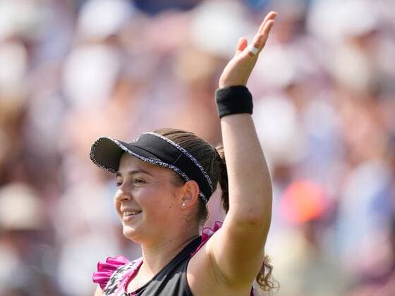 Mandatory Credit: Photo by Dave Shopland Shutterstock (12992817cd) 2021 Ladies Champion Latvia s Jelena Ostapenko reaches the final Rothesay International Eastbourne, Tennis, Devonshire Park, Eastbourne, UK - 24 Jun 2022 Rothesay International Eastbourne, Tennis, Devonshire Park, Eastbourne, UK - 24 Jun 2022  Copyright: xDavexShopland Shutterstockx 12992817cd