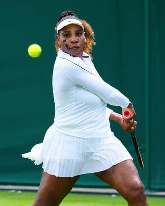 Mandatory Credit: Photo by Javier Garcia Shutterstock (12999923b) Serena Williams practices Wimbledon Saturday Practice, Wimbledon, London, UK - 25 Jun 2022 Wimbledon Saturday Practice, Wimbledon, London, UK - 25 Jun 2022  Copyright: xJavierxGarcia Shutterstockx 12999923b