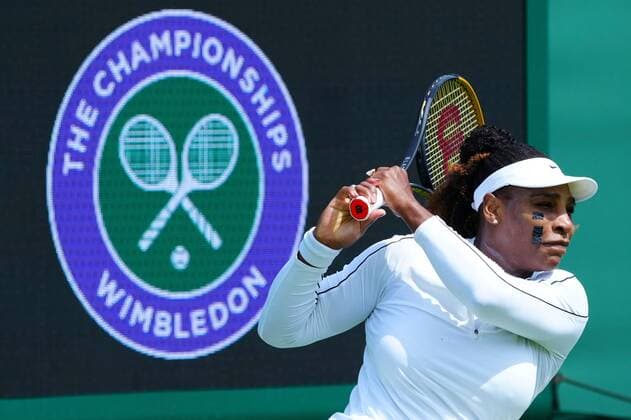Mandatory Credit: Photo by Javier Garcia Shutterstock (12999923w) Serena Williams practices Wimbledon Saturday Practice, Wimbledon, London, UK - 25 Jun 2022 Wimbledon Saturday Practice, Wimbledon, London, UK - 25 Jun 2022  Copyright: xJavierxGarcia Shutterstockx 12999923w