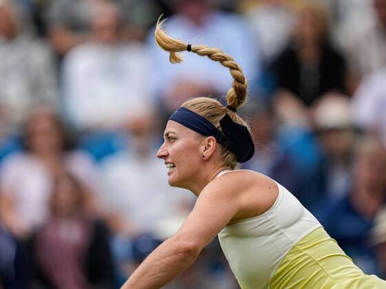 Mandatory Credit: Photo by Dave Shopland Shutterstock (12992820y) Petra Kvitova in the Women s singles final Rothesay International Eastbourne, Tennis, Devonshire Park, Eastbourne, UK - 25 Jun 2022 Rothesay International Eastbourne, Tennis, Devonshire Park, Eastbourne, UK - 25 Jun 2022  Copyright: xDavexShopland Shutterstockx 12992820y