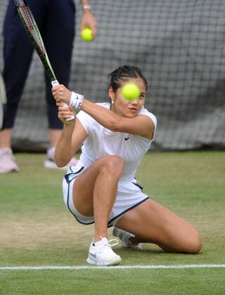 Tennis - 2022 All England Championships - Pre-evemnt practice - Wimbledon - Saturday 25th June 2022 Emma Raducanu of GBR 