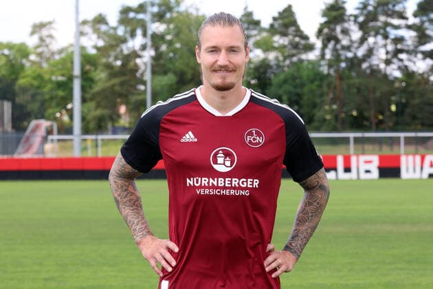23 06 2022 1 FC Nuremberg FCN club season 2022 2023 photo appointment portrait appointment press appointment presentation single photo portrait portrait headshot DaMa single photo single photo portrait portrait headshot Manuel Schaeffler Schaeffler 9, 1 FC Nuremberg FCN