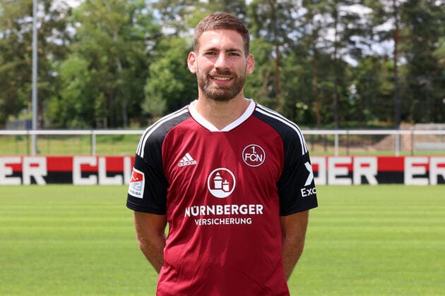 23 06 2022 1 FC Nuremberg FCN club season 2022 2023 photo appointment portrait appointment press appointment presentation single photo portrait portrait headshot DaMa single photo single photo portrait portrait headshot Enrico Valentini 22, 1 FC Nuremberg FCN