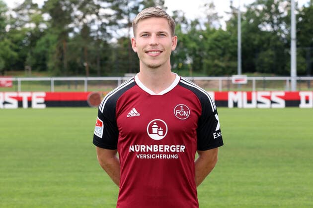 23 06 2022 1 FC Nuremberg FCN club season 2022 2023 photo appointment portrait appointment press appointment presentation single photo portrait portrait headshot DaMa single photo single photo portrait portrait headshot Lino Tempelmann 6, 1 FC Nuremberg FCN