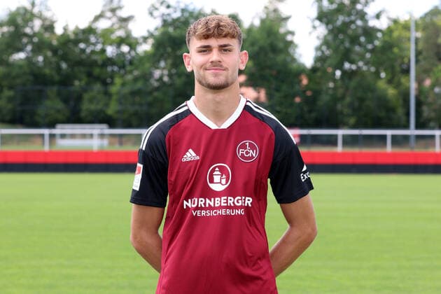 23 06 2022 1 FC Nuremberg FCN club season 2022 2023 photo appointment portrait appointment press appointment presentation single photo portrait portrait headshot DaMa single photo single photo portrait portrait headshot Leonardo Vonic 39, 1 FC Nuremberg FCN