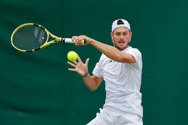 Maximilian Marterer GER Tennis Wimbledon 2022 Grand Slam ITF ATP WTA AELTC London Great Britain 27 June 2022 Copyright: xJuergenxHasenkopfx