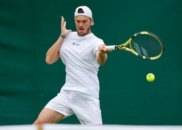 Maximilian Marterer GER Tennis Wimbledon 2022 Grand Slam ITF ATP WTA AELTC London Great Britain 27 June 2022 Copyright: xJuergenxHasenkopfx