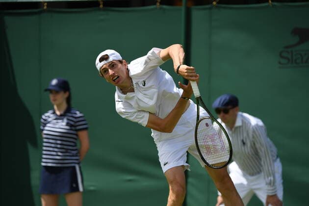 Tennis - Wimbledon 2022 - Ugo Humbert - France TENNIS : Wimbledon 2022 - England - 27 06 2022 ChrysleneCaillaud Panoramic 