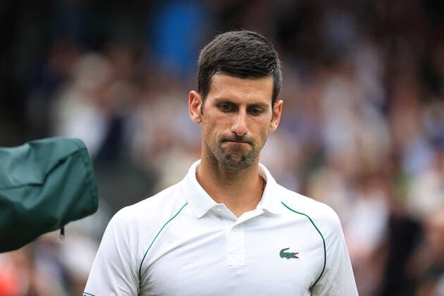 Tennis Wimbledon Tag 1 27. Juni 2022 Tennis Wimbledon Tag 1 Novak Djokovic SRB Foto Simon Stacpoole Abseits London UK  Copyright: xSimonxStacpoolexOffside