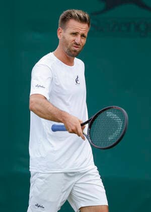 Peter Gojowczyk reacts angry,annoyance,disappointed,disappointment,emotion Copyright: xJuergenxHasenkopfx