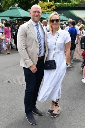 Mandatory Credit: Photo by James Veysey Shutterstock (13002287k) Mike Tindall and Zara Phillips Wimbledon Tennis Championships, Day 2, The All England Lawn Tennis and Croquet Club, London, UK - 28 Jun 2022 Wimbledon Tennis Championships, Day 2, The All England Lawn Tennis and Croquet Club, London, UK - 28 Jun 2022  Copyright: xJamesxVeysey Shutterstockx 13002287k