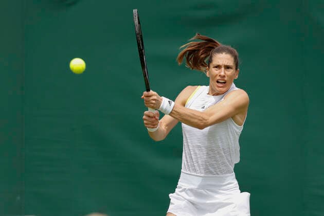 Andrea Petkovic Tennis Wimbledon 2022 Grand Slam ITF ATP WTA AELTC London Great Britain 28 June 2022 Copyright: xJuergenxHasenkopfx