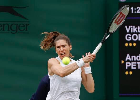 Andrea Petkovic Tennis Wimbledon 2022 Grand Slam ITF ATP WTA AELTC London Great Britain 28 June 2022 Copyright: xJuergenxHasenkopfx