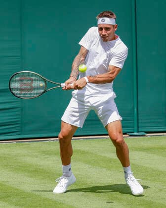 Alex Molcan SVK Tennis Wimbledon 2022 Grand Slam ITF ATP WTA AELTC London Great Britain 28 June 2022 Copyright: xJuergenxHasenkopfx