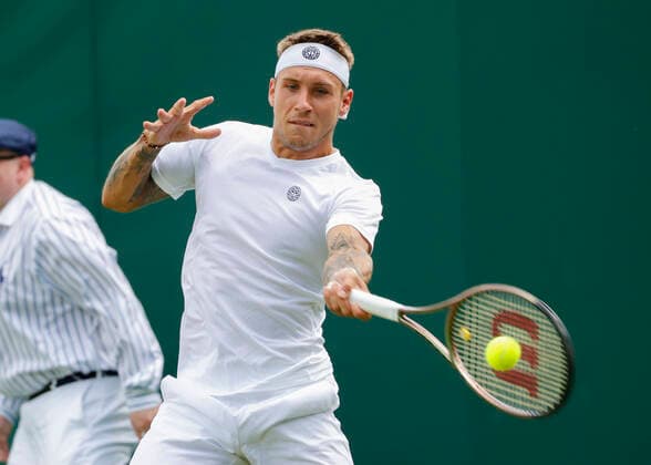 Alex Molcan SVK Tennis Wimbledon 2022 Grand Slam ITF ATP WTA AELTC London Great Britain 28 June 2022 Copyright: xJuergenxHasenkopfx