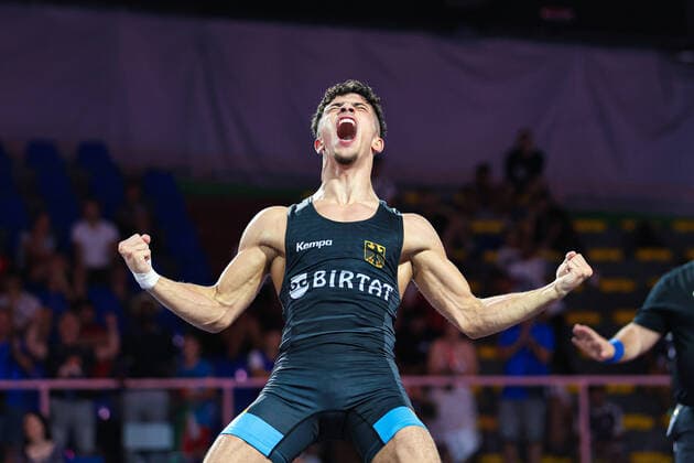 Sport Themen der Woche KW26 Sport Bilder des Tages Wrestling U17, U 17 European Championships 55kg GR - Georgios SCARPELLO (GER) Roma Italia *** Wrestling u17 European Championships 55kg GR Georgios SCARPELLO GER Roma Italia Copyright: xUnitedxWorldxWrestlingx xKadirxCaliskanx cal