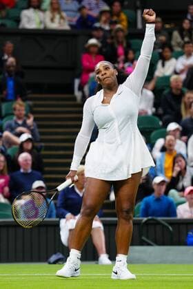 Mandatory Credit: Photo by Javier Garcia Shutterstock (13002021mt) Serena Williams during her first round match Wimbledon Tennis Championships, Day 2, The All England Lawn Tennis and Croquet Club, London, UK - 28 Jun 2022 Wimbledon Tennis Championships, Day 2, The All England Lawn Tennis and Croquet Club, London, UK - 28 Jun 2022  Copyright: xJavierxGarcia Shutterstockx 13002021mt