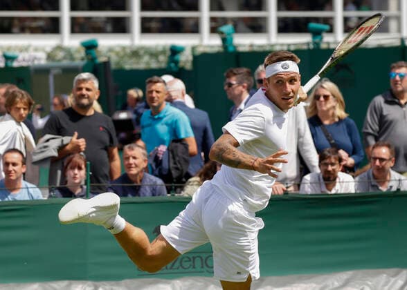 Alex Molcan SVK Tennis Wimbledon 2022 Grand Slam ITF ATP WTA AELTC London Great Britain 28 June 2022 Copyright: xJuergenxHasenkopfx