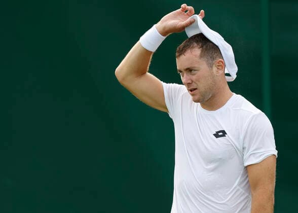 Dominik Koepfer Tennis Wimbledon 2022 Grand Slam ITF ATP WTA AELTC London Great Britain 28 June 2022 Copyright: xJuergenxHasenkopfx