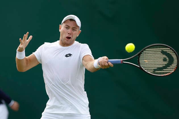 Dominik Koepfer Tennis Wimbledon 2022 Grand Slam ITF ATP WTA AELTC London Great Britain 28 June 2022 Copyright: xJuergenxHasenkopfx