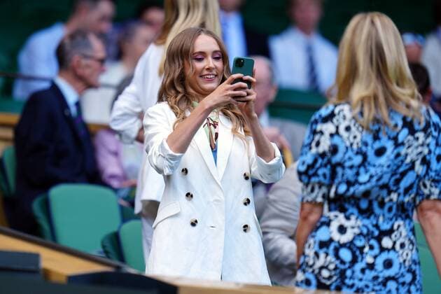 Mandatory Credit: Photo by Javier Garcia Shutterstock (13008249k) Rose Ayling-Ellis in the Royal Box on Centre Court Wimbledon Tennis Championships, Day 3, The All England Lawn Tennis and Croquet Club, London, UK - 29 Jun 2022 Wimbledon Tennis Championships, Day 3, The All England Lawn Tennis and Croquet Club, London, UK - 29 Jun 2022  Copyright: xJavierxGarcia Shutterstockx 13008249k
