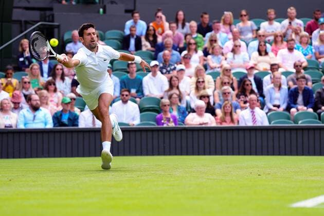 Mandatory Credit: Photo by Javier Garcia Shutterstock (13008249w) Novak Djokovic during his second round match Wimbledon Tennis Championships, Day 3, The All England Lawn Tennis and Croquet Club, London, UK - 29 Jun 2022 Wimbledon Tennis Championships, Day 3, The All England Lawn Tennis and Croquet Club, London, UK - 29 Jun 2022  Copyright: xJavierxGarcia Shutterstockx 13008249w